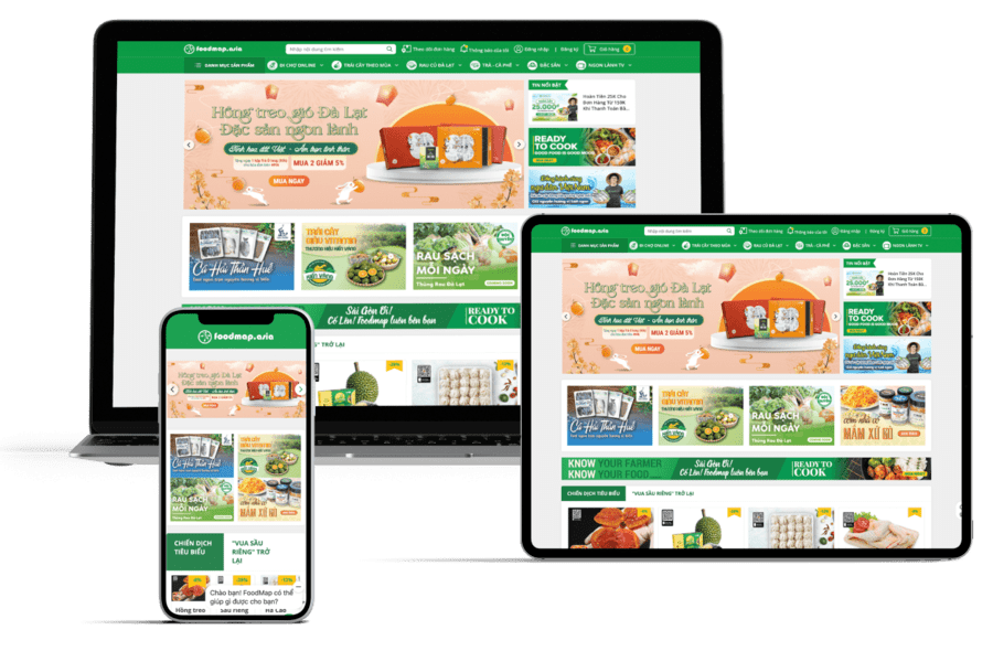 foodmap bán hàng đa kênh