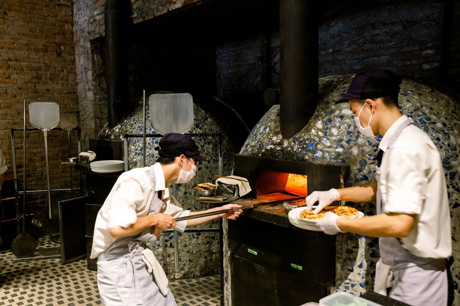 lò nướng pizza 4p's