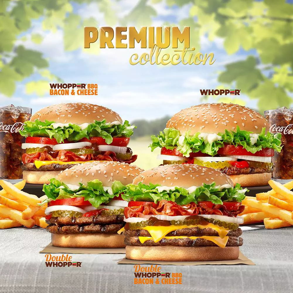 bánh whooper của burger king