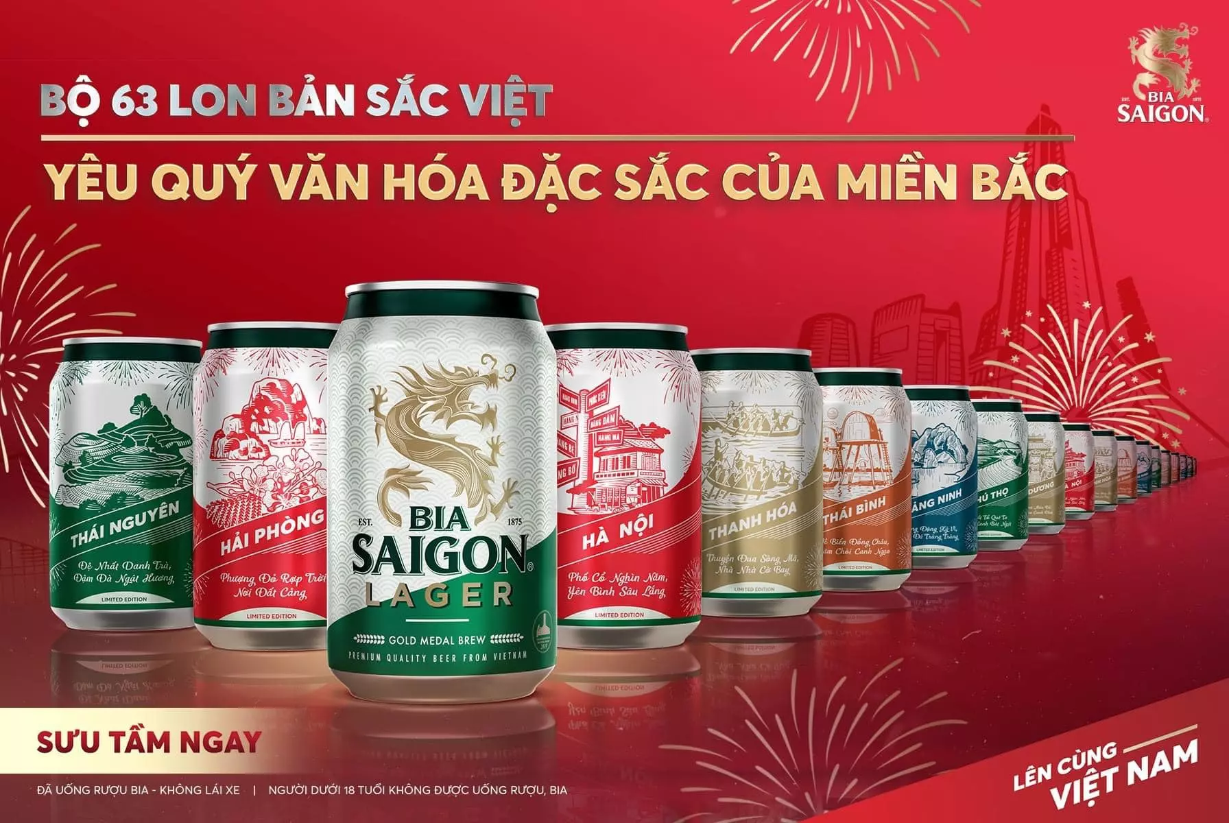 bộ sưu tầm bia sài gòn
