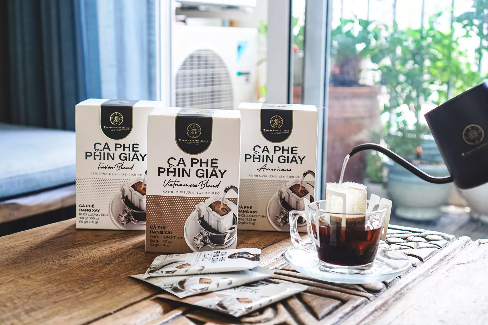 cà phê phin giấy của trung nguyên
