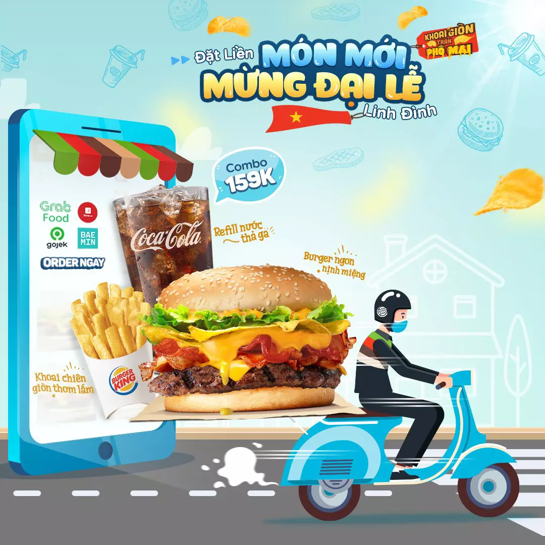 chiến lược phân phối của burger king
