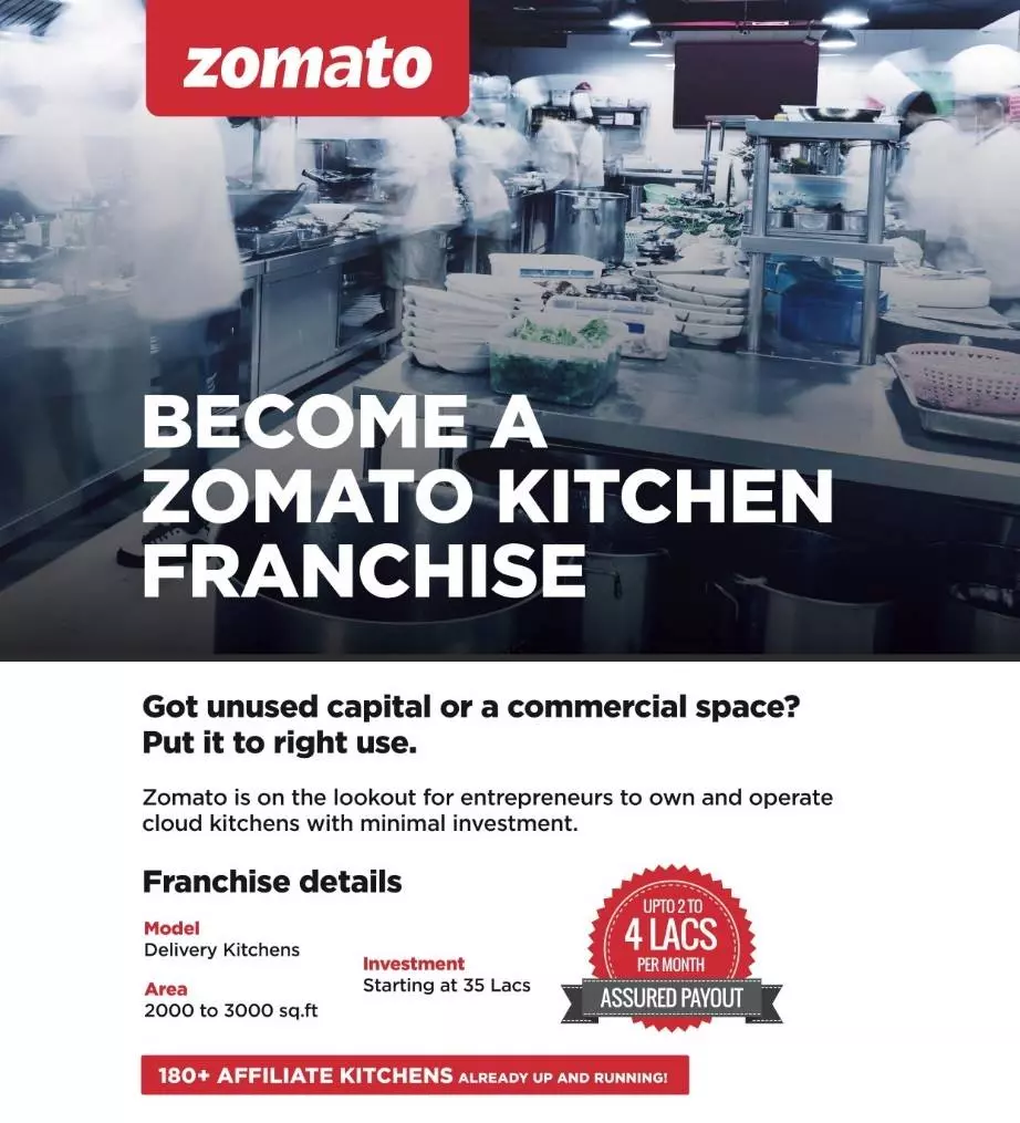 cloud kitchen của zomato