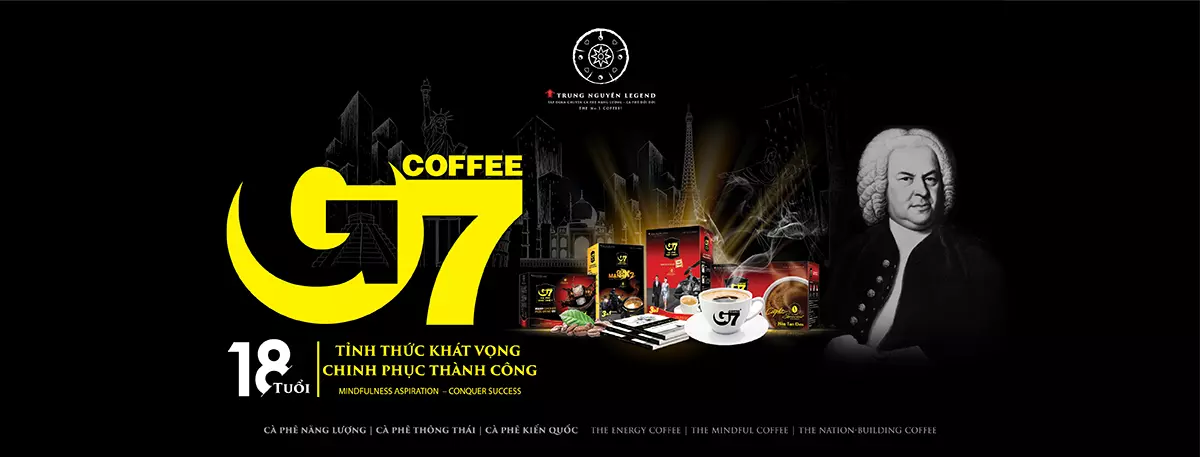 dòng cà phê hòa tan g7 của trung nguyên