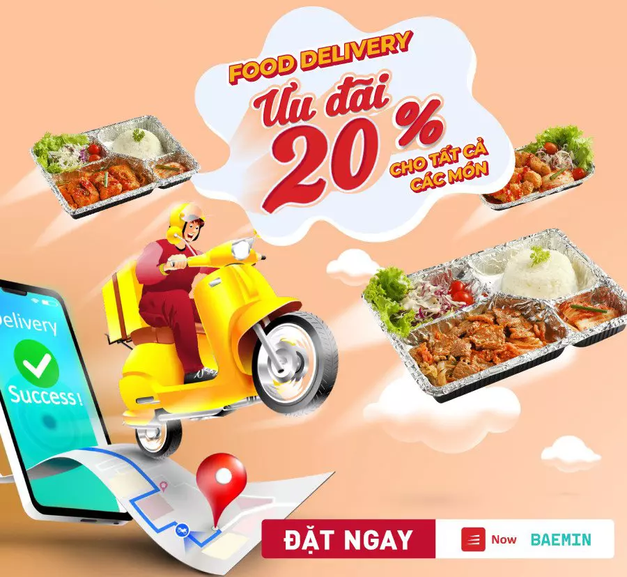 giao đồ trực tuyến của king bbq