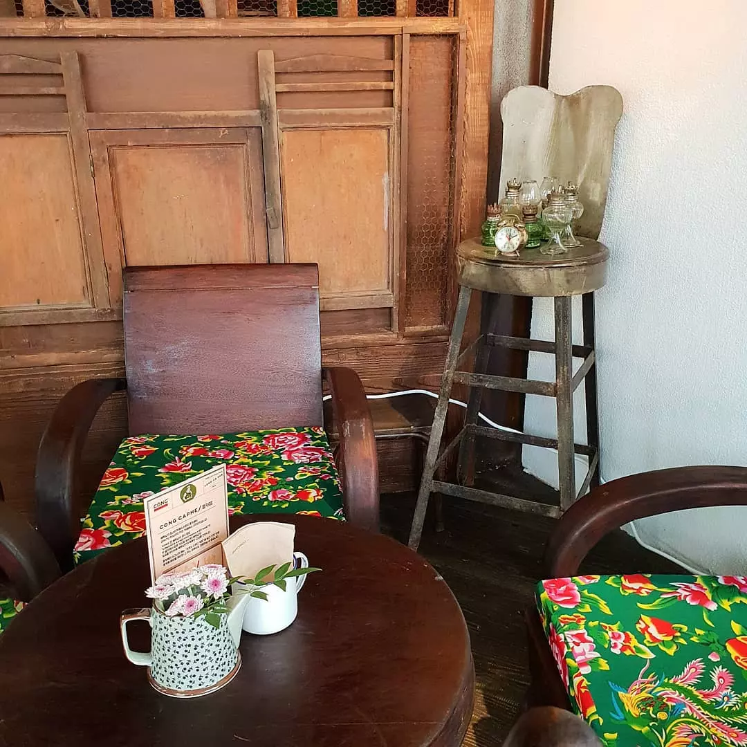 không gian cộng cafe tại hàn quốc