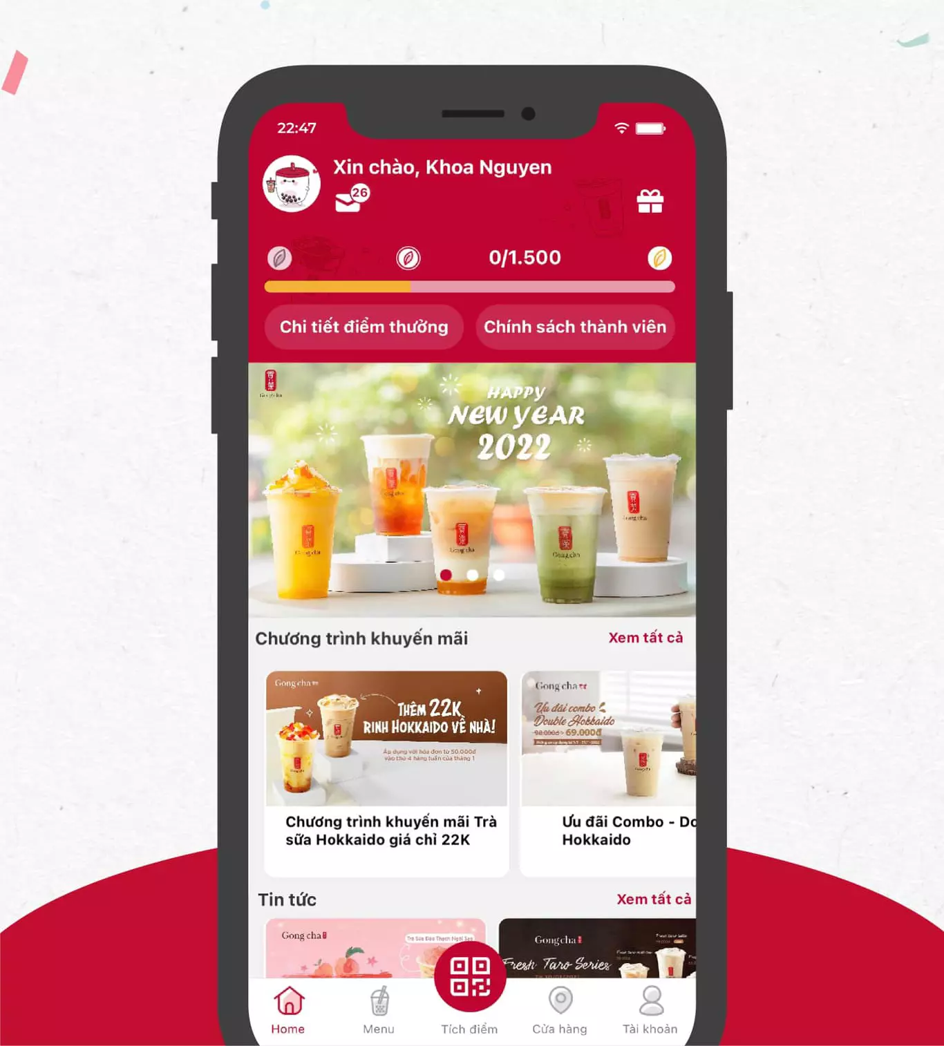 app gong cha