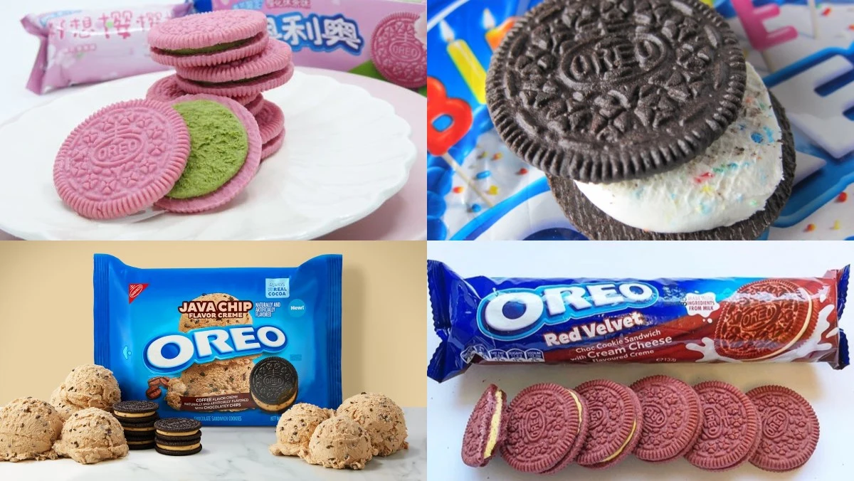 các hương vị khác nhau oreo