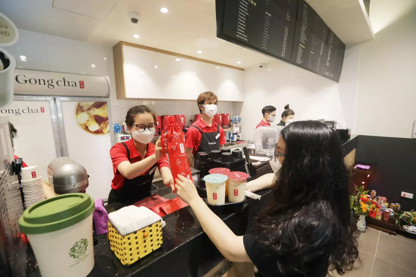 điểm mạnh của gong cha chất lượng dịch vụ