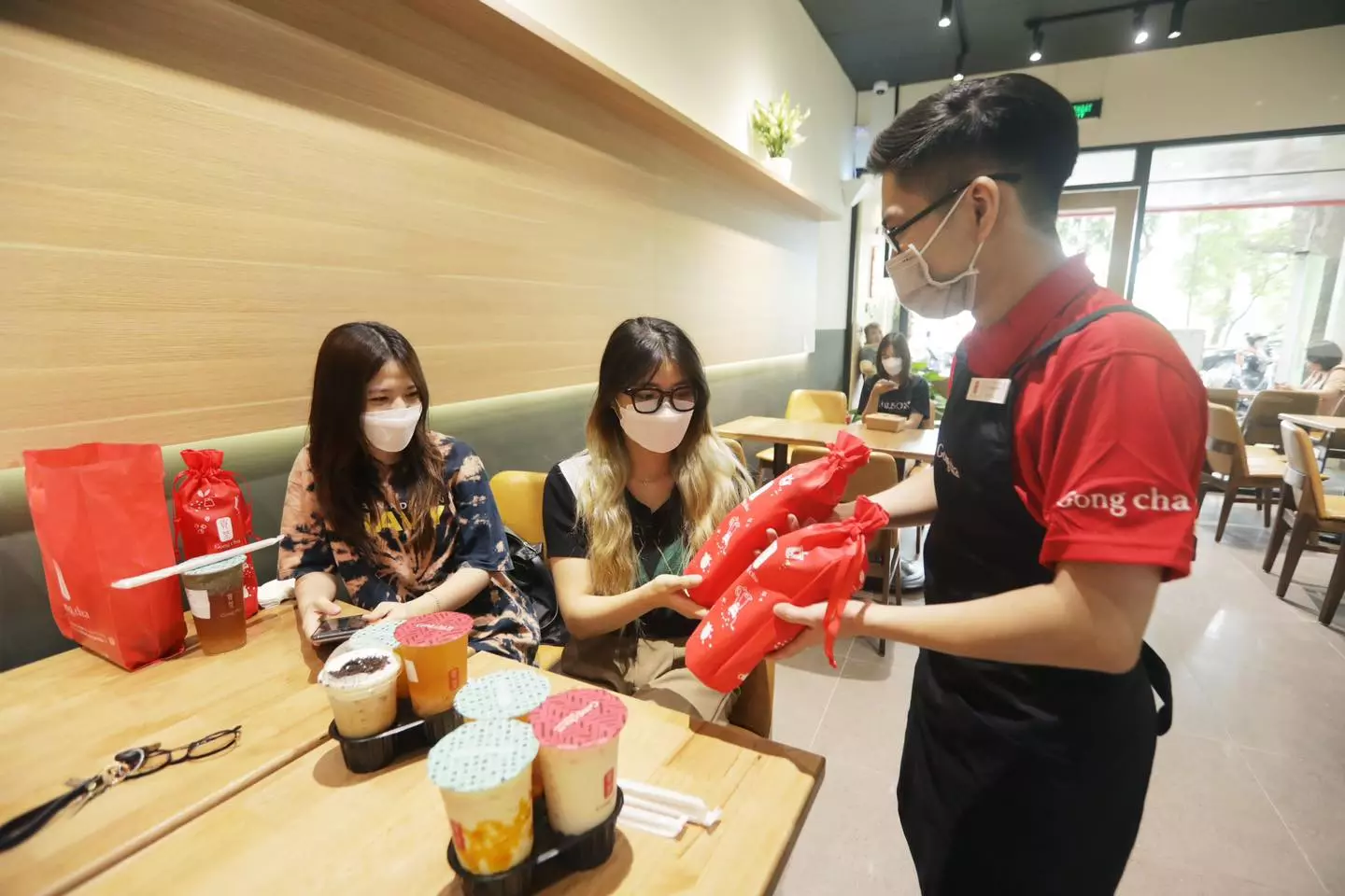 gong cha chú trọng dịch vụ khách hàng