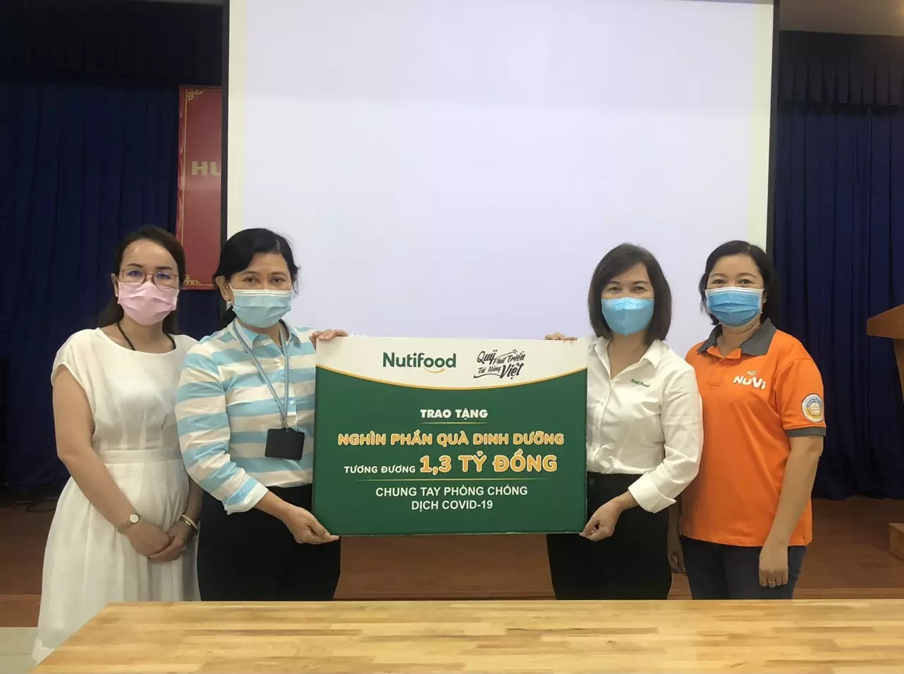 nutifood ủng hộ