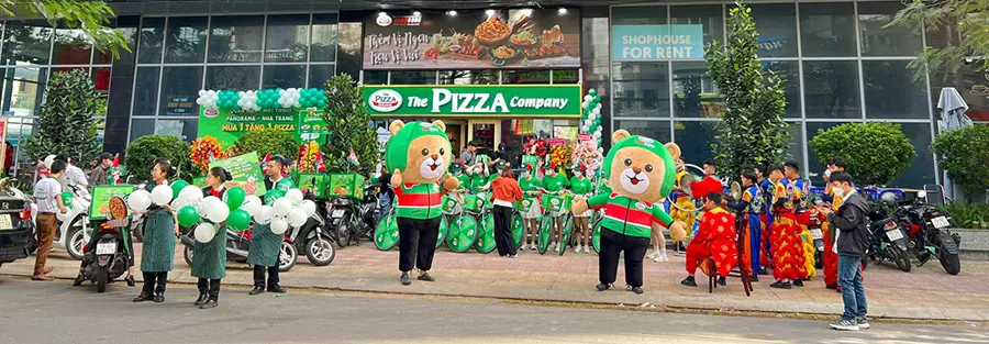 chiến lược phân phối của the pizza company