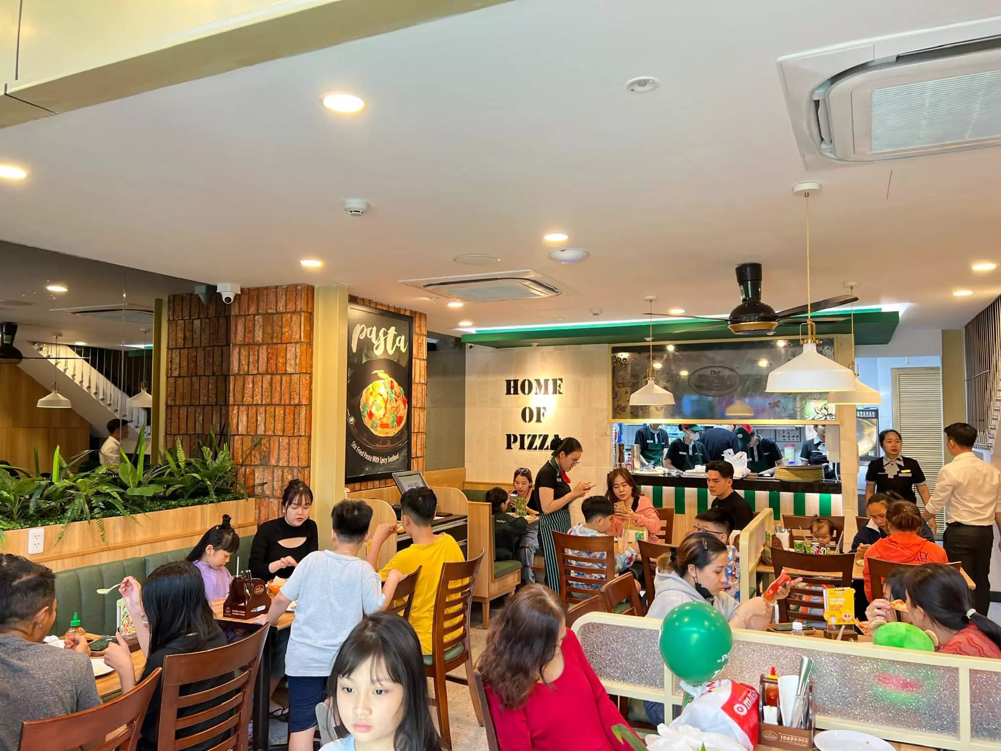 quy trình phục vụ của the pizza company