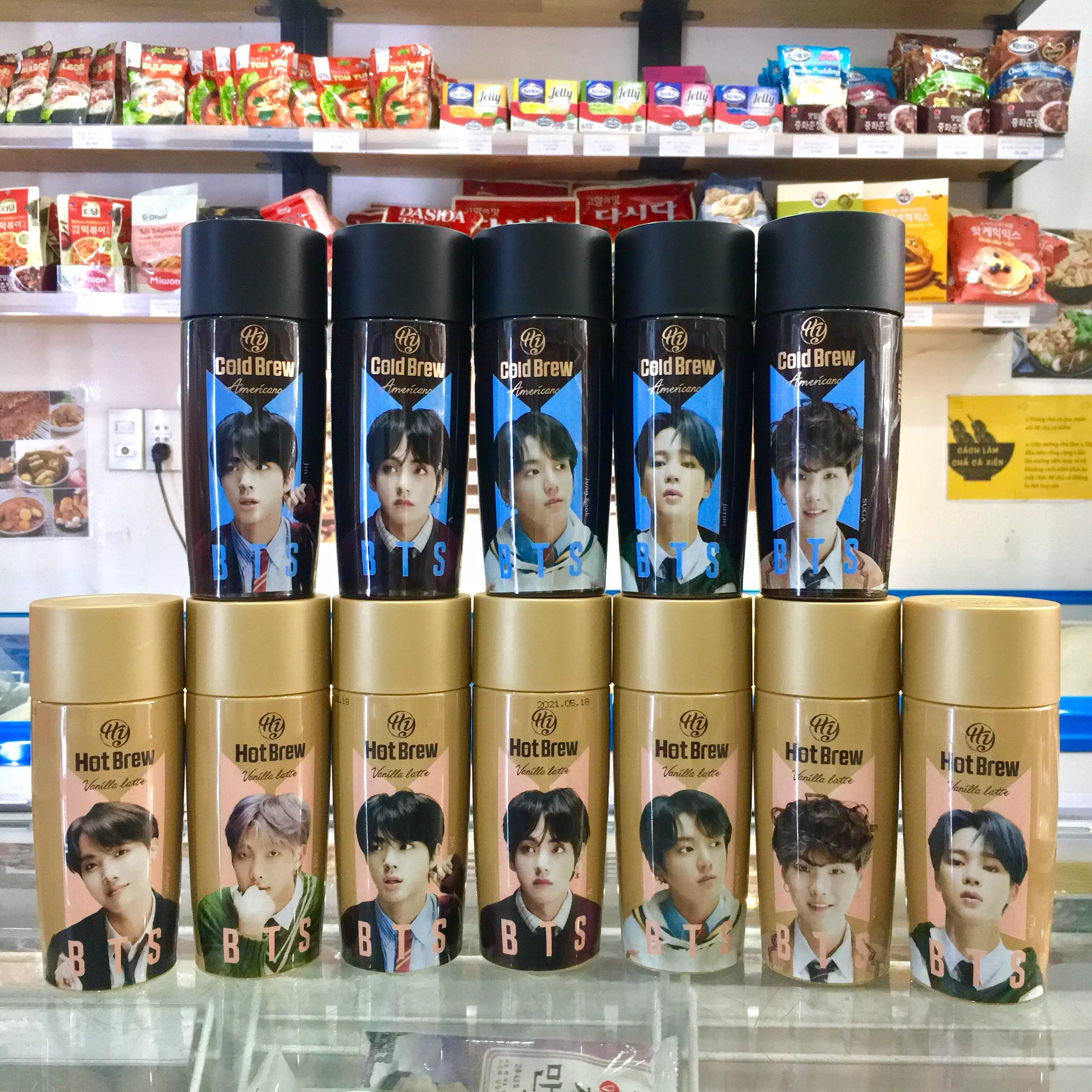 dòng sản phẩm bts coffee
