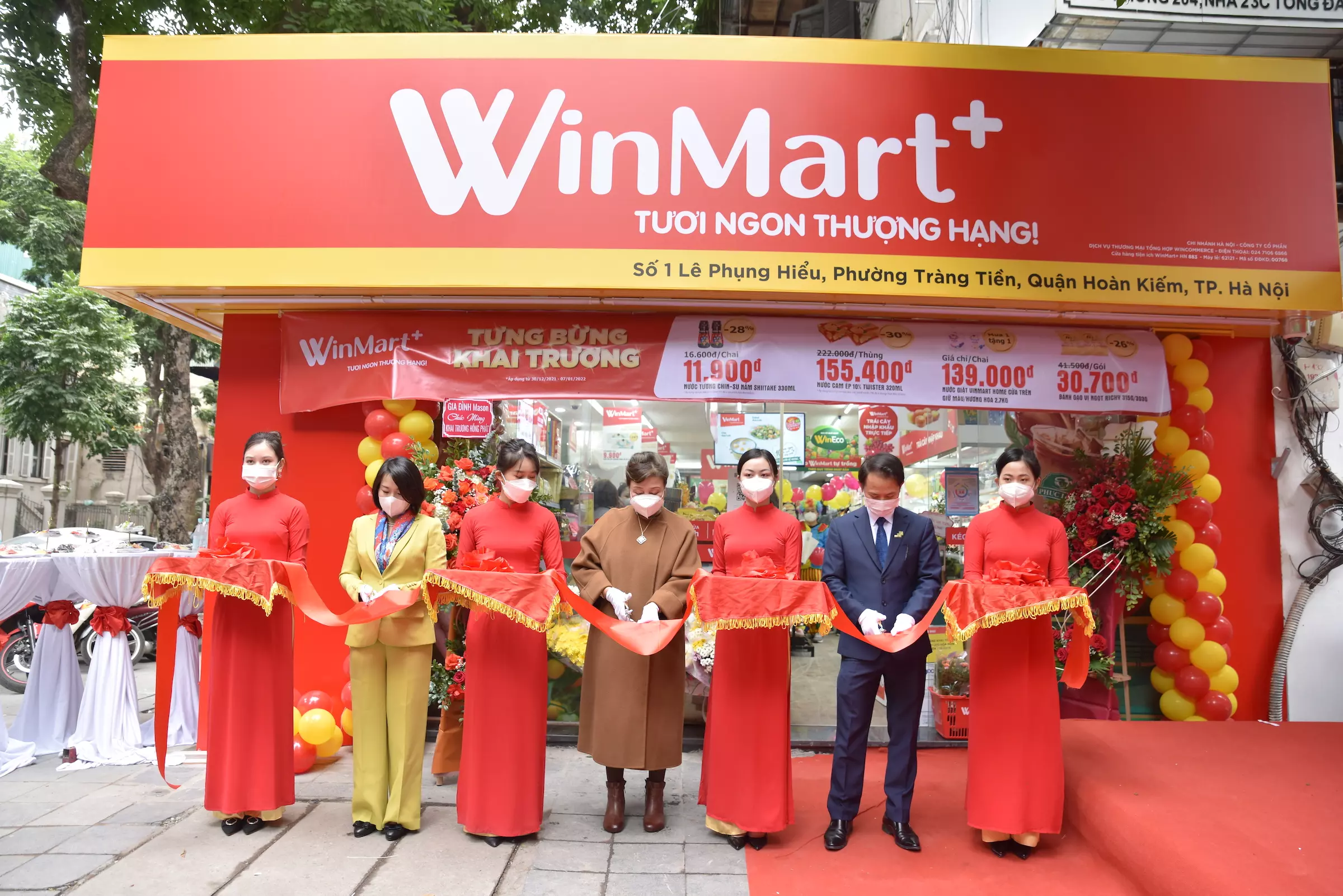 khai trương cửa hàng nhượng quyền winmart+