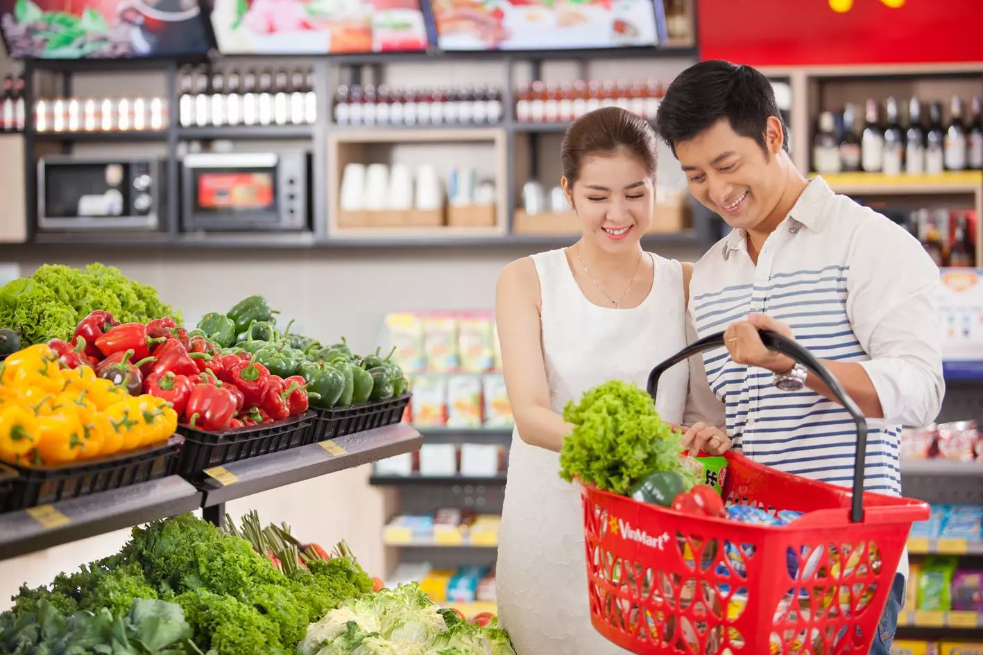 rau củ tươi tại vinmart