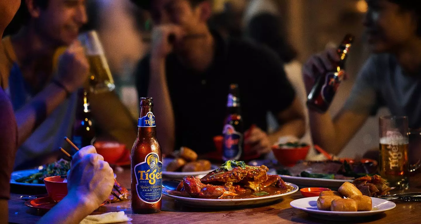 tiger original trong các bữa tiệc