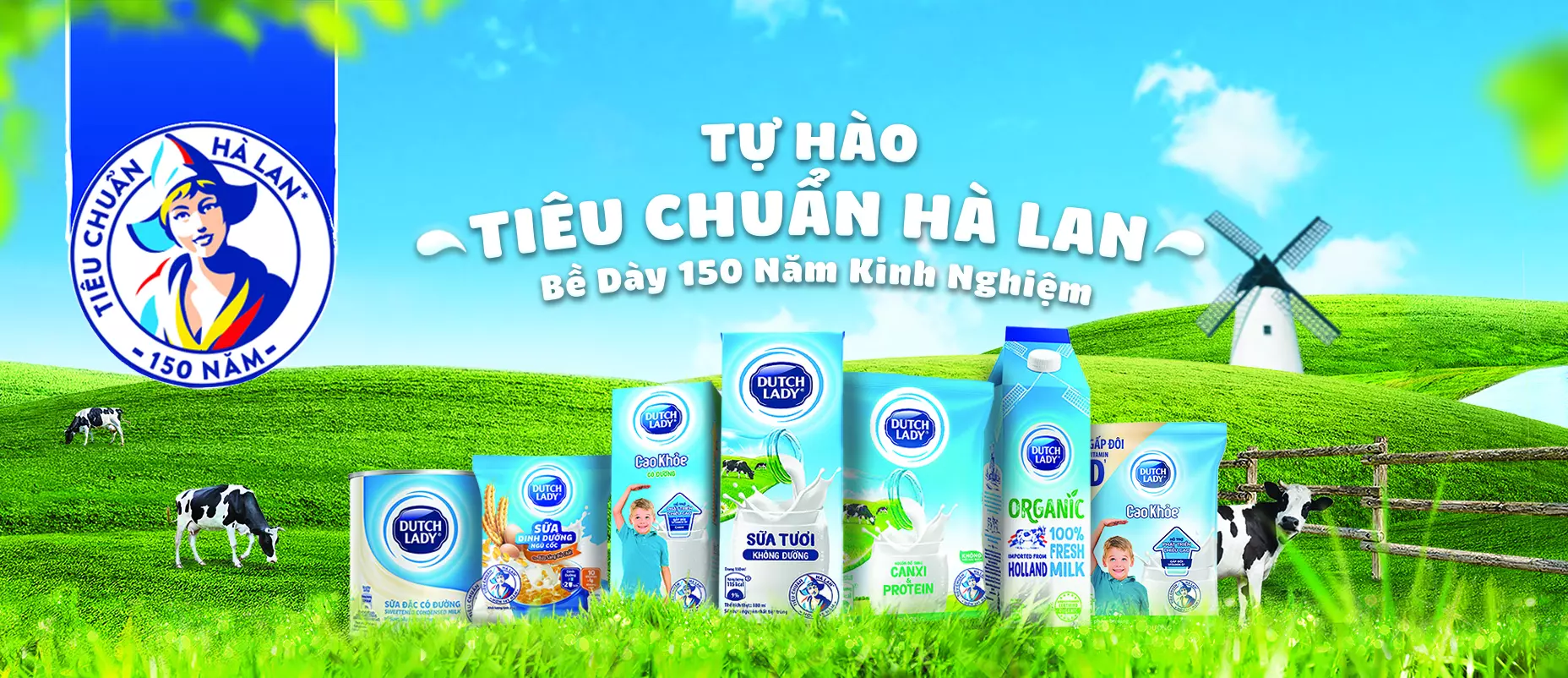 các sản phẩm của dutch lady