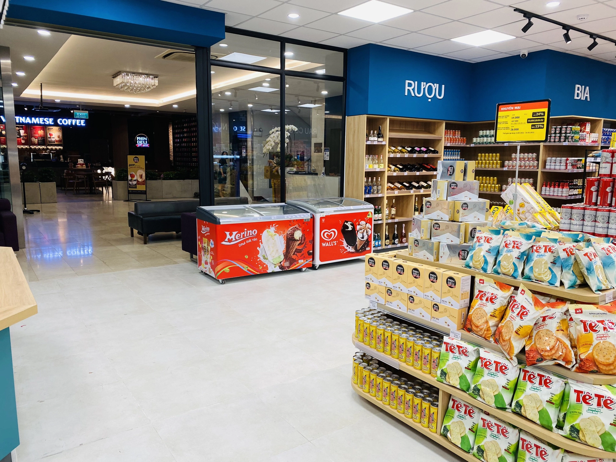circle k trong trung tâm thương mại