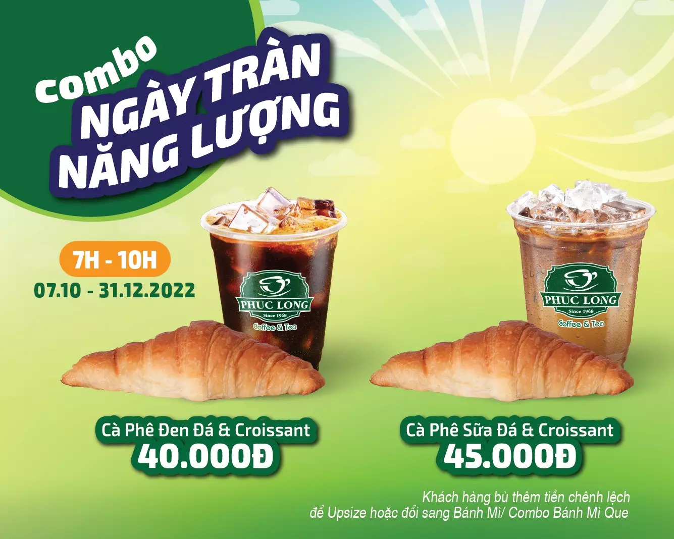 khuyến mãi tặng kèm của phúc long