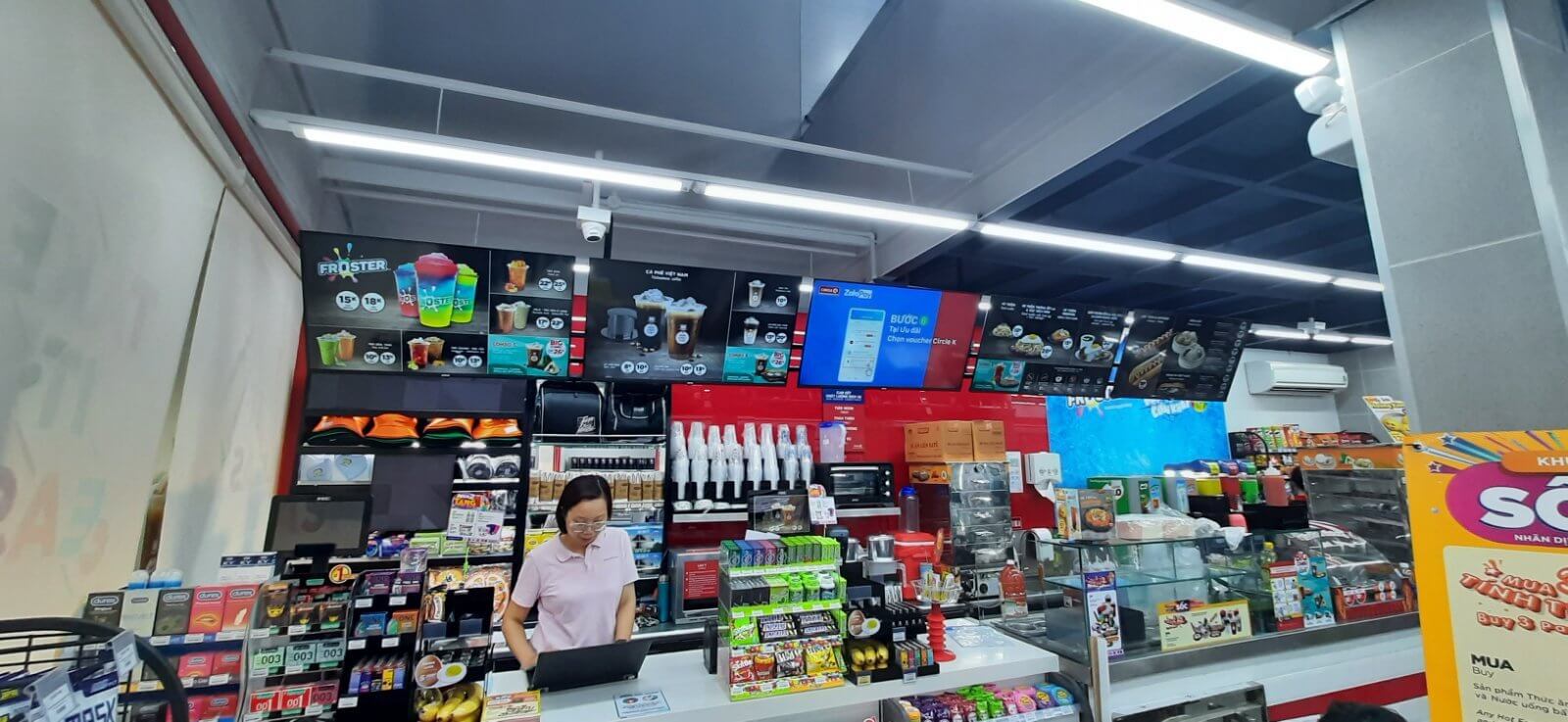 quầy thanh toán tại circle k