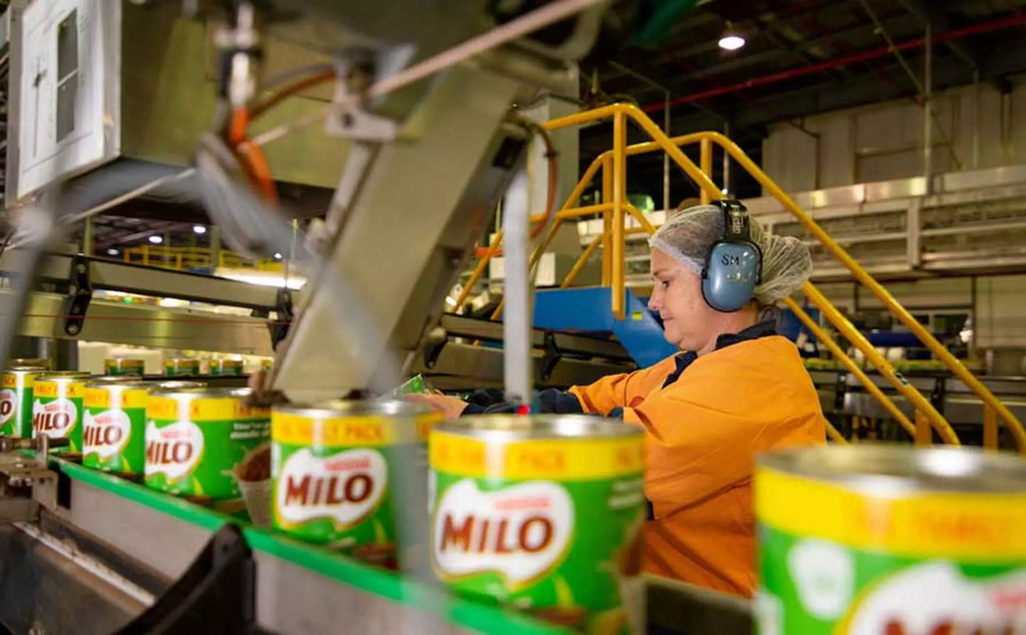 quy trình sản xuất milo lon