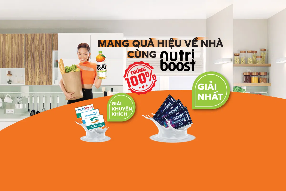 nutriboost tổ chức chương trình khuyến mãi