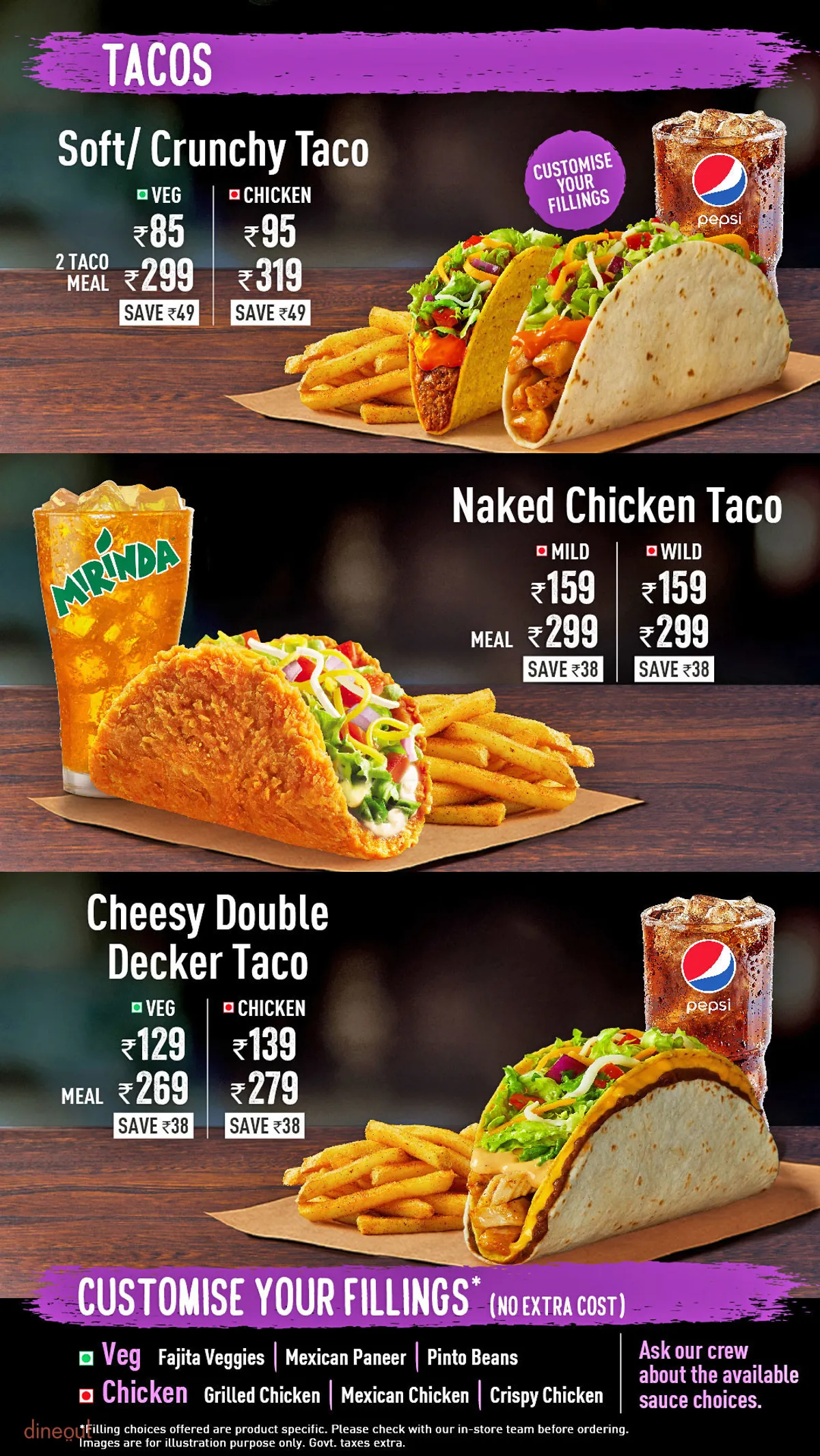 menu-taco-bell menu taco bell