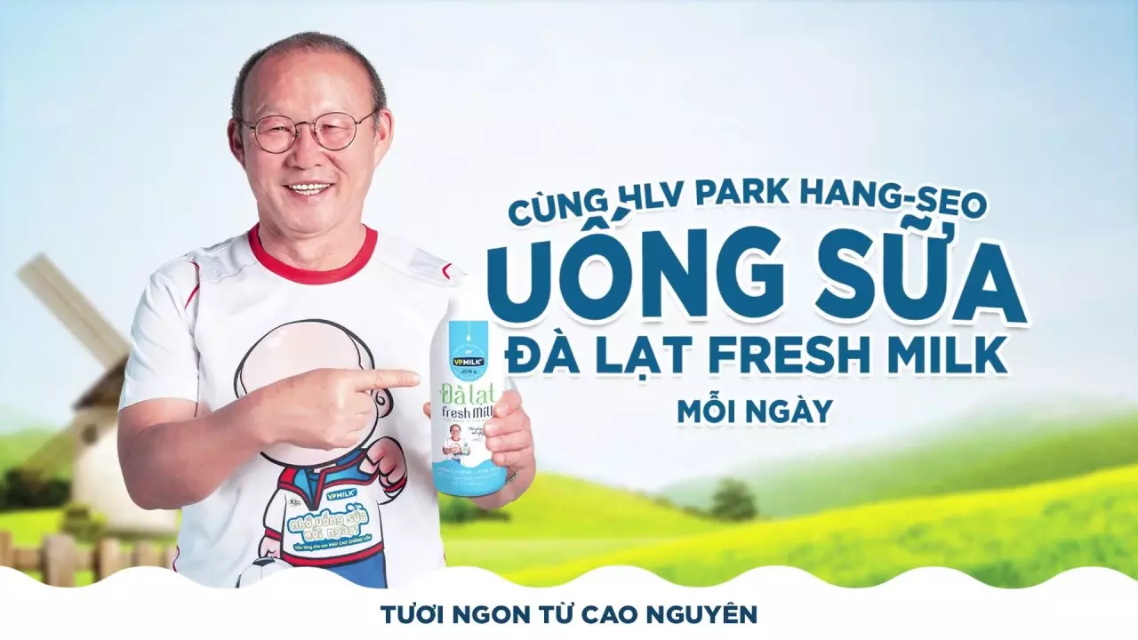 dalat-milk-hop-tac-voi-hlv-park-hang-seo dalat milk hợp tác với hlv park hang seo