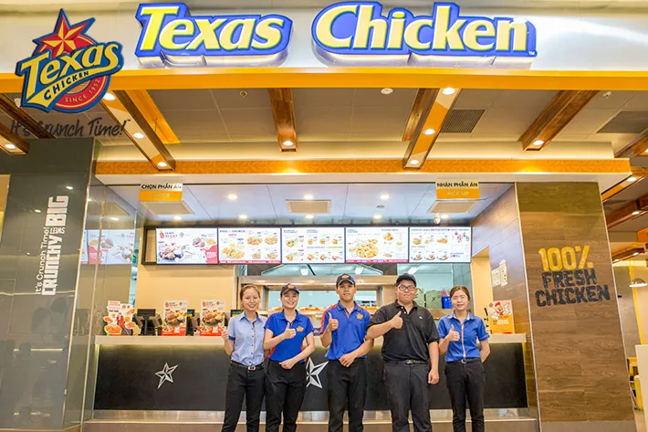 quán gà rán texas
